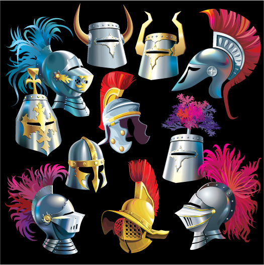 free vector Samurai helmet vector